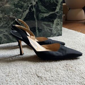 Manolo Blanhik slingback sandals